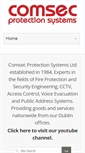 Mobile Screenshot of comsec.ie